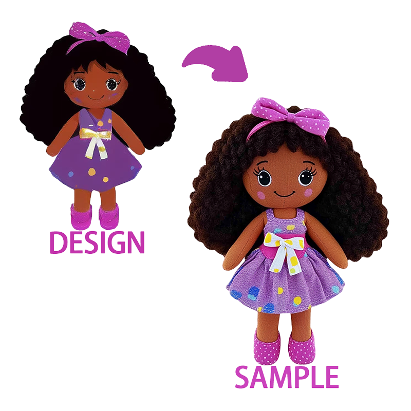 Pasadyang mga manika ng plush